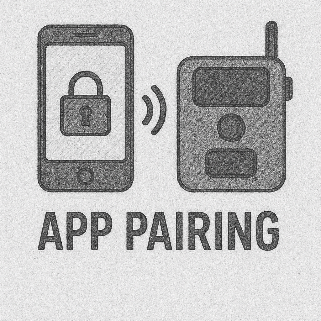 App-Pairing für Wildkameras