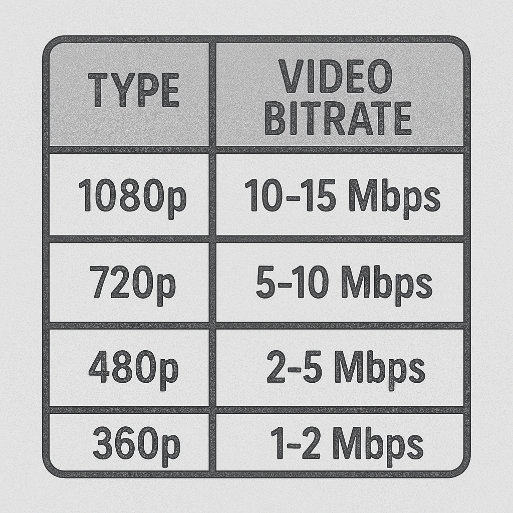 Bitrate in Wildkameras