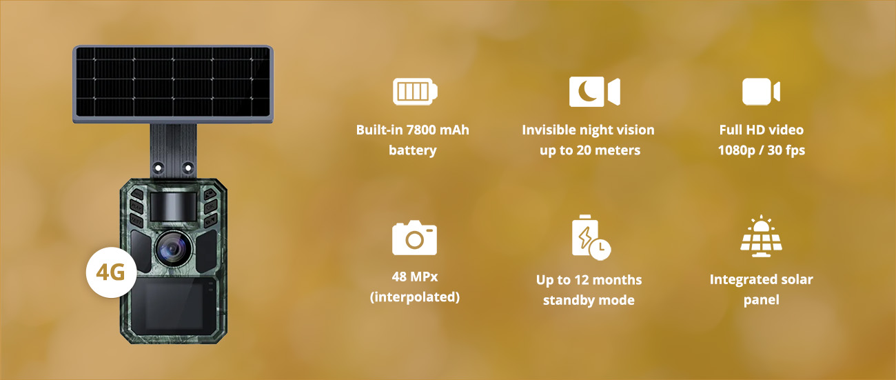 Wachmann Alfa Live4G Trail-Kamera - Funktionen